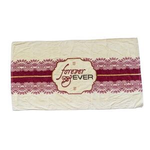 Royal Caribbean Anniversary Honeymoon Vow Renewal Chair Beach Towel 55x29 Rare